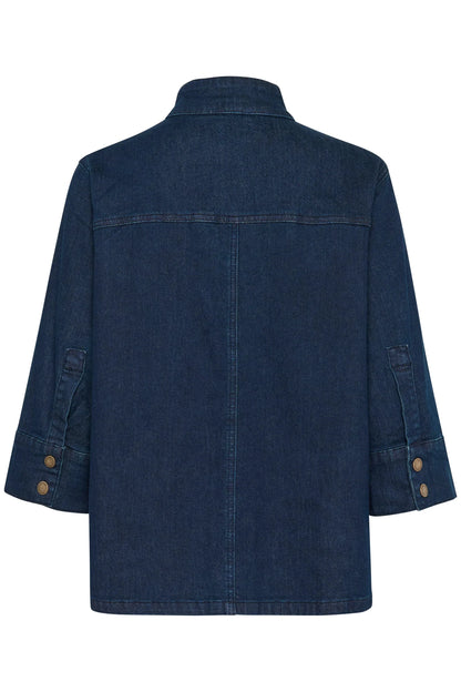 My Essential Wardrobe - Denim t-shirt - LaraMW 115 Boxy - Stilkompagniet.dk