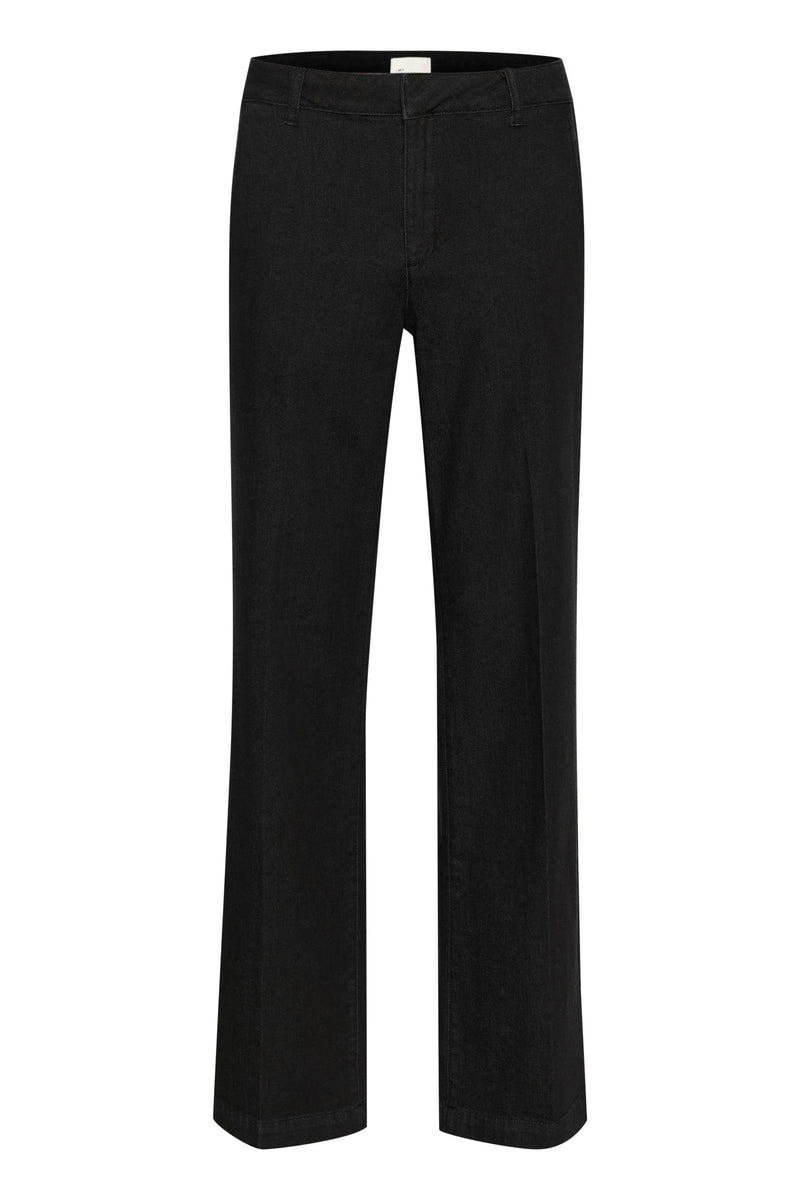Jeans - Black denim - 30 The Lara 115 - MY ESSENTIAL WARDROBE - Stilkompagniet.dk