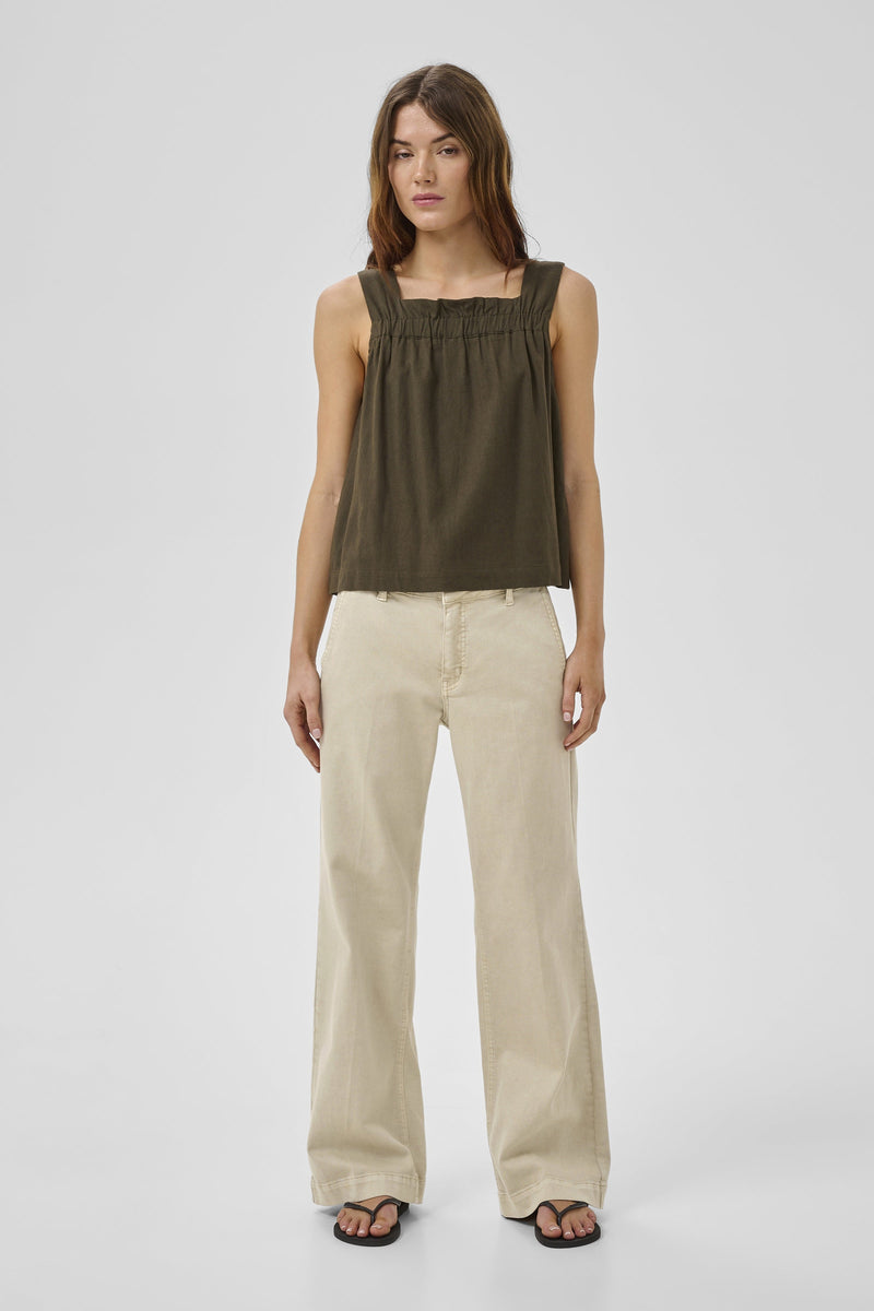 My Essential Wardrobe - Bukser - Oatmeal - Lara 149