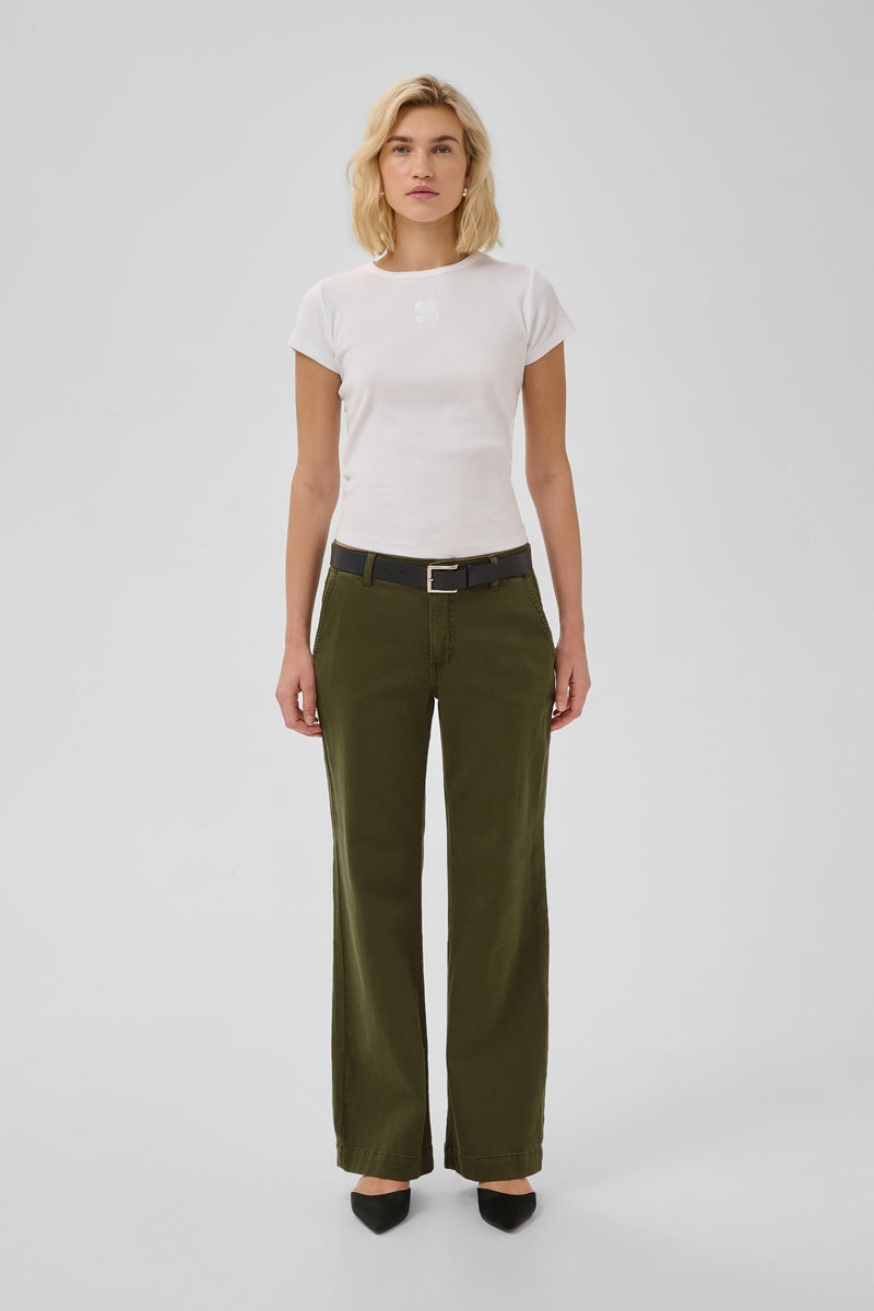 My Essential Wardrobe - Bukser - Olive Night - Lara 149