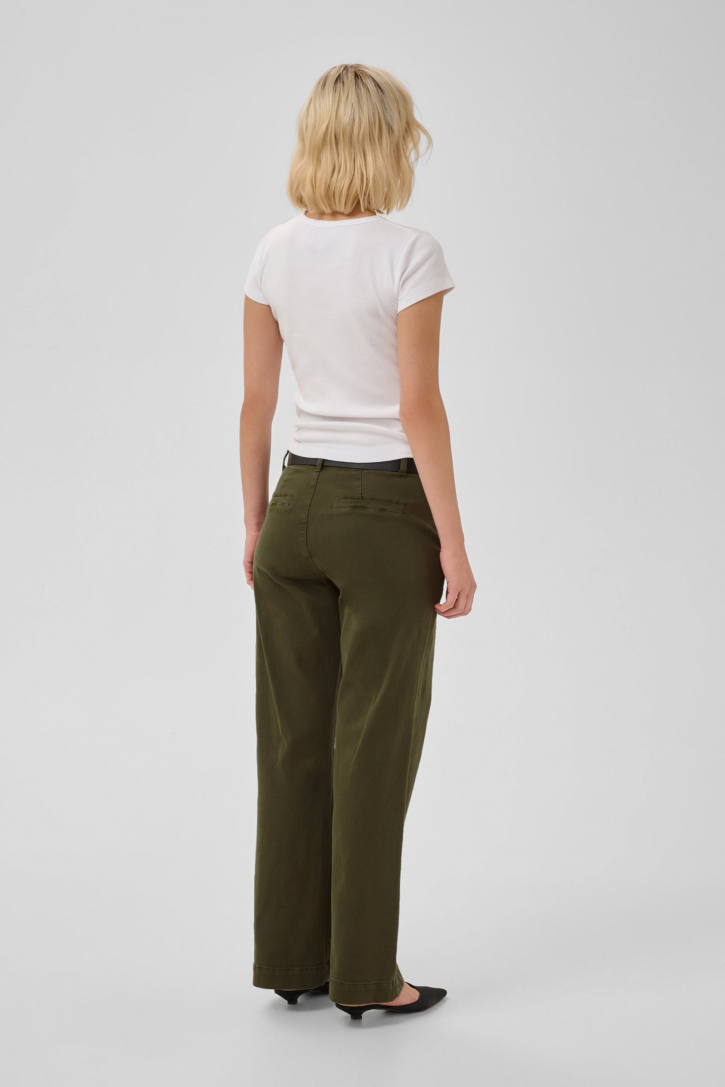 My Essential Wardrobe - Bukser - Olive Night - Lara 149