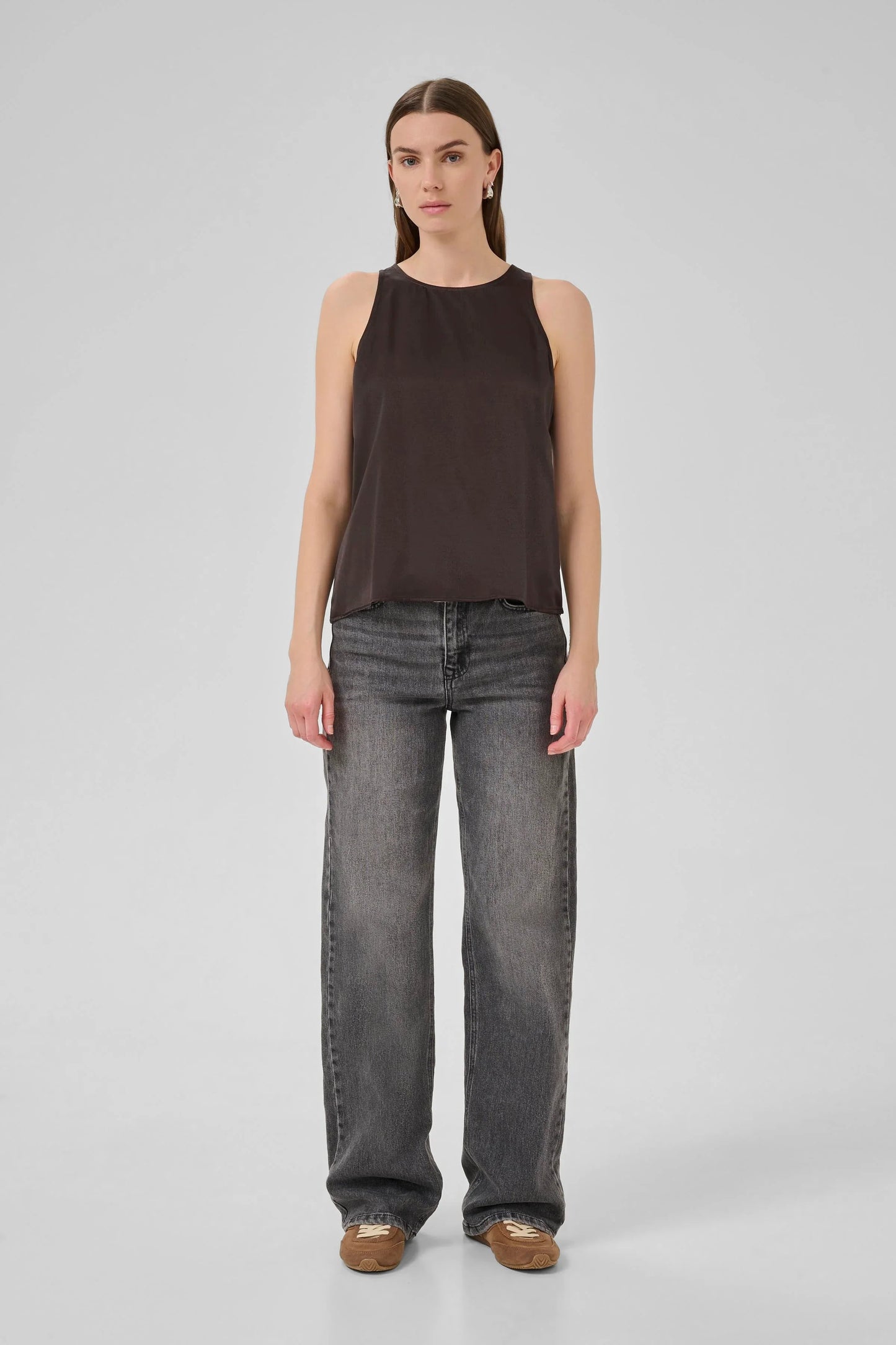 My Essential Wardrobe - Top - Espresso - Estelle - Stilkompagniet.dk