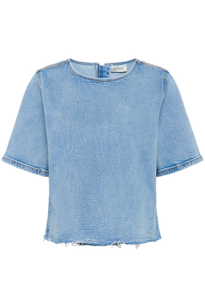 My Essential Wardrobe - T-shirt - Denim Blue - Latti 144
