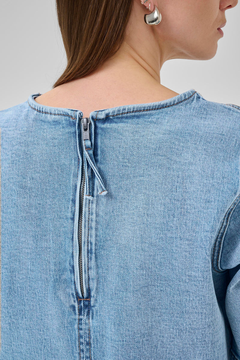 My Essential Wardrobe - T-shirt - Denim Blue - Latti 144