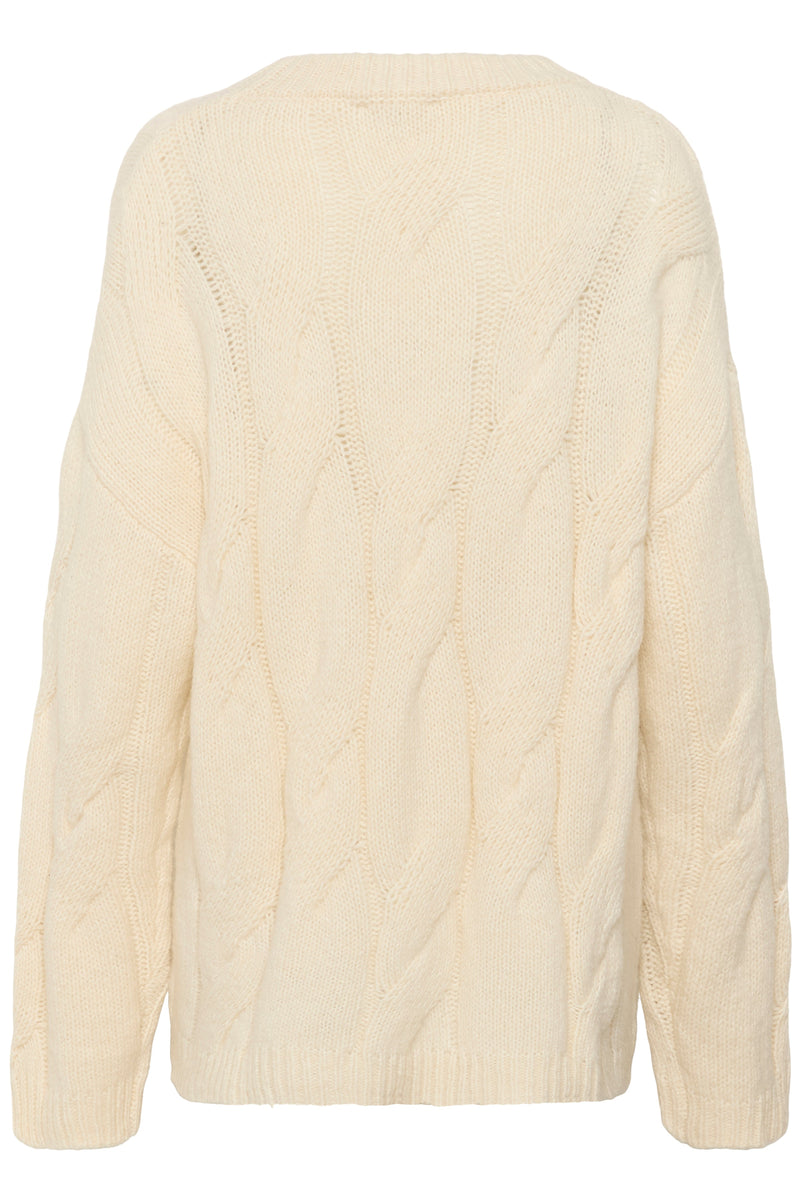 My Essential Wardrobe - Strik Pullover - Snow White - Will