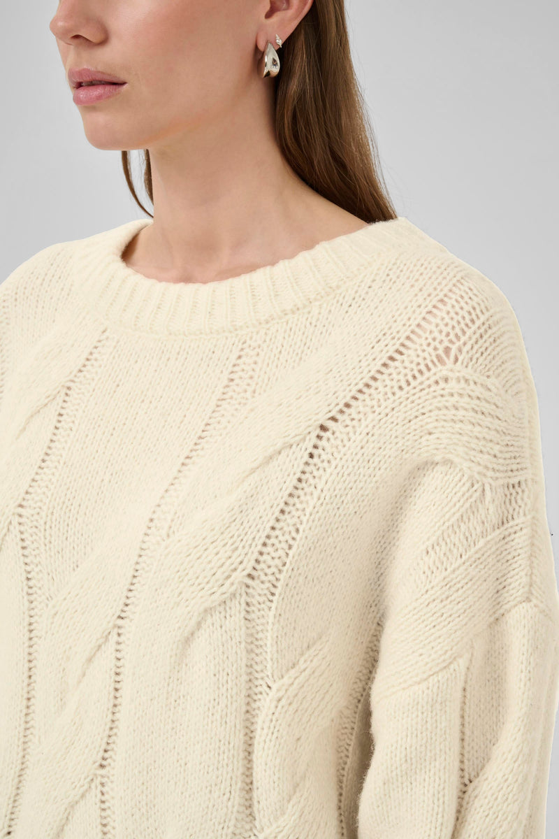 My Essential Wardrobe - Strik Pullover - Snow White - Will