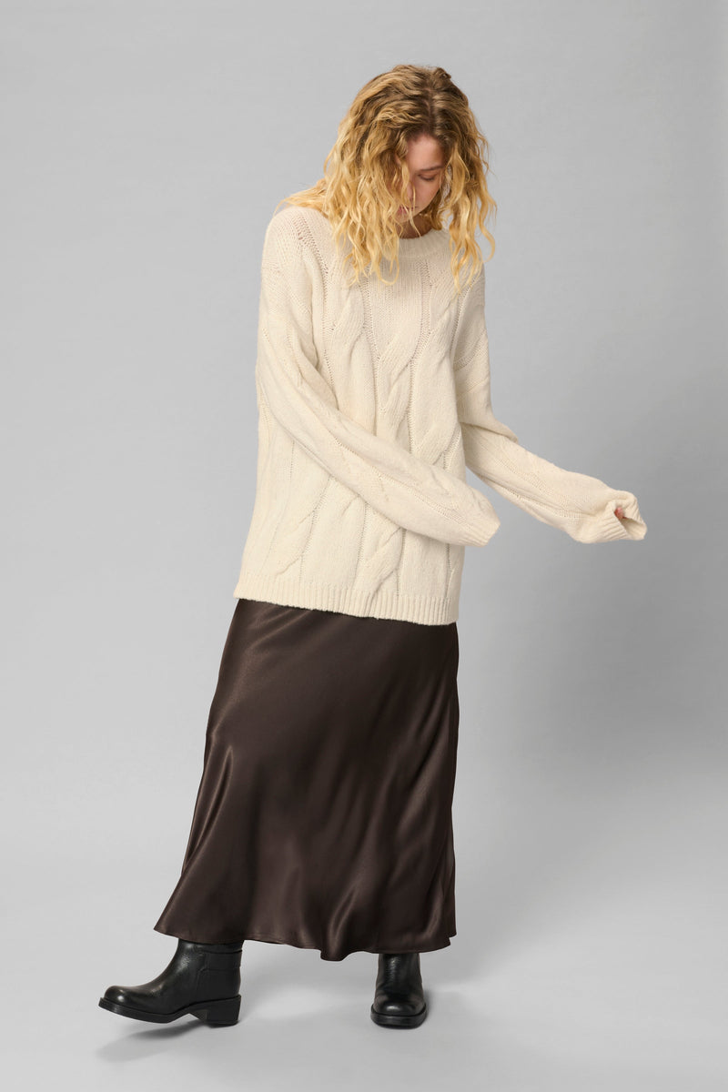 My Essential Wardrobe - Strik Pullover - Snow White - Will