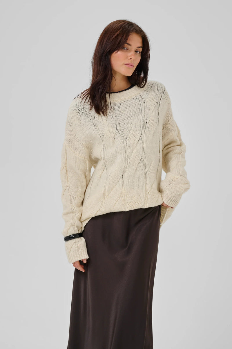 My Essential Wardrobe - Strik Pullover - Snow White - Will - Stilkompagniet.dk