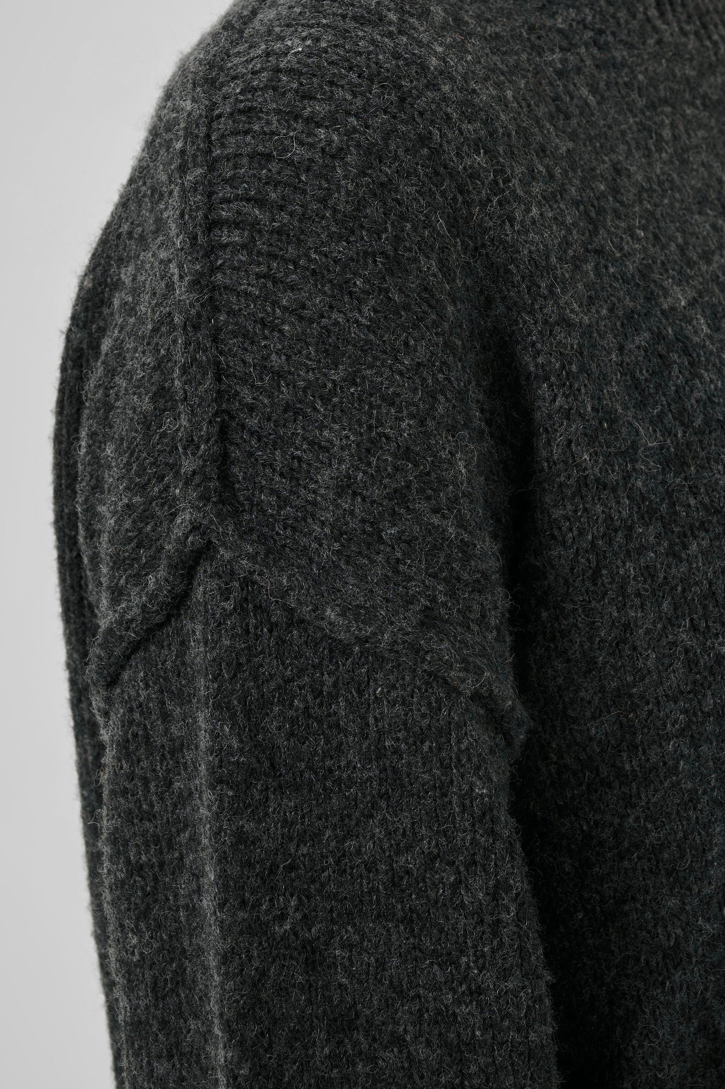 My Essential Wardrobe - Strik pullover - Dark Grey Melange - Paloma Knit