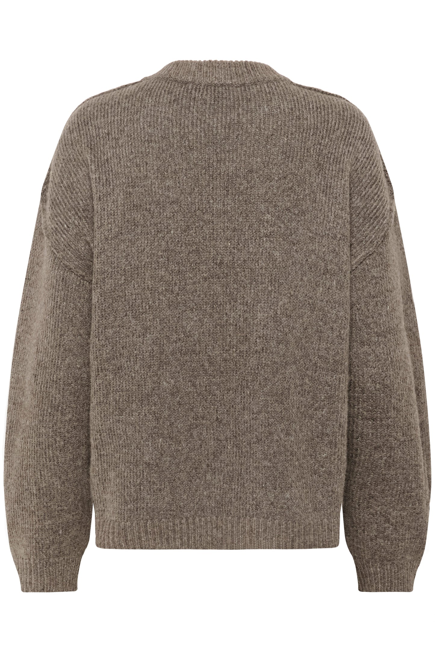 My Essential Wardrobe - Strik pullover - Brown Melange - Paloma Knit