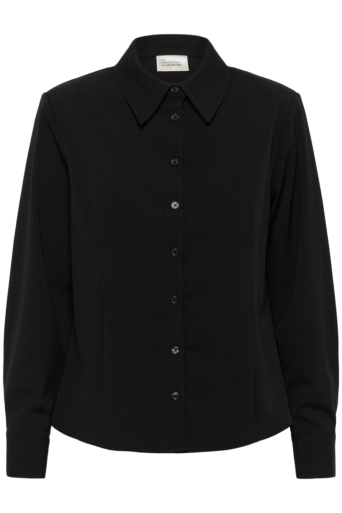 My Essential Wardrobe - Skjorte - Black - Hace - Stilkompagniet.dk