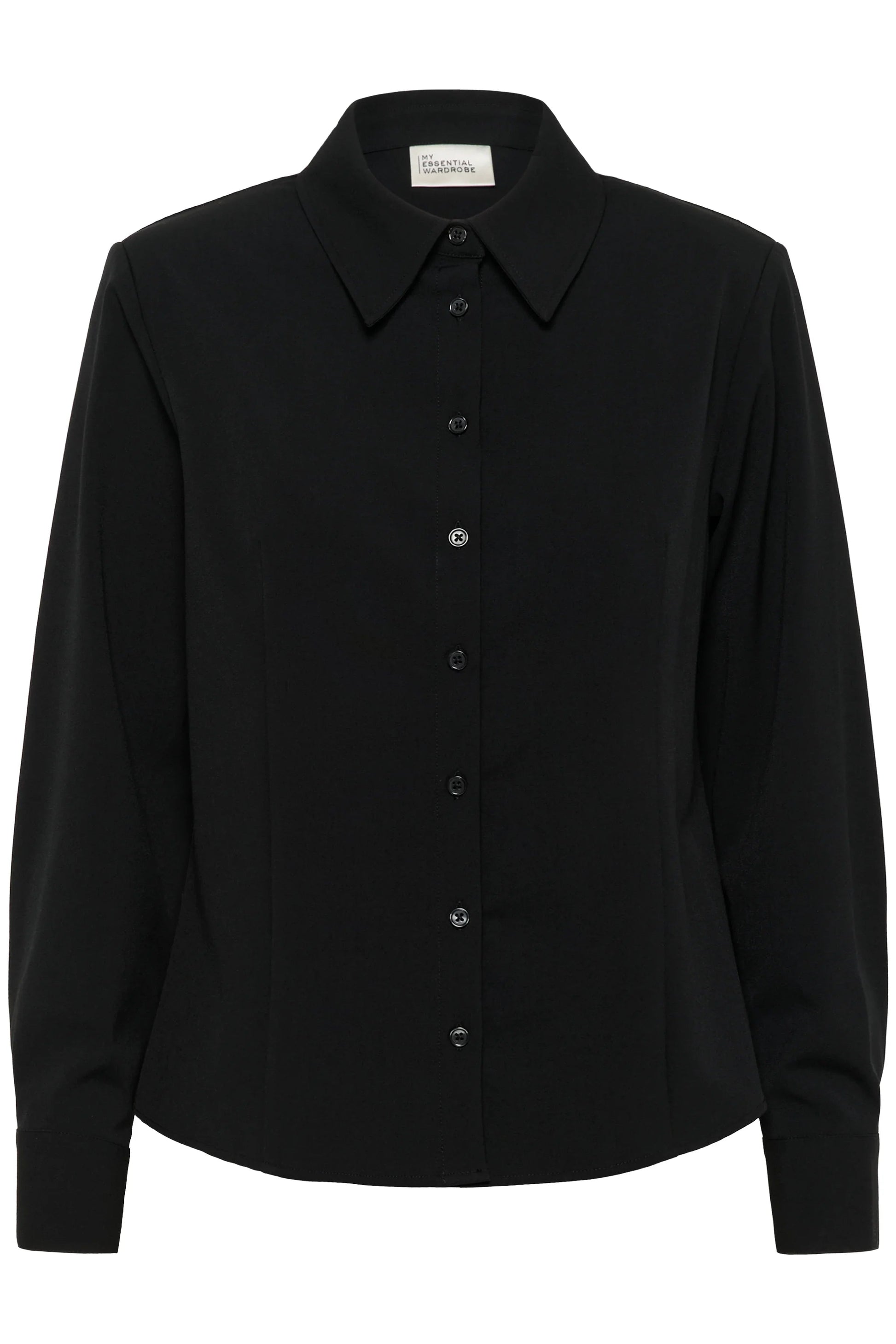 My Essential Wardrobe - Skjorte - Black - Hace - Stilkompagniet.dk
