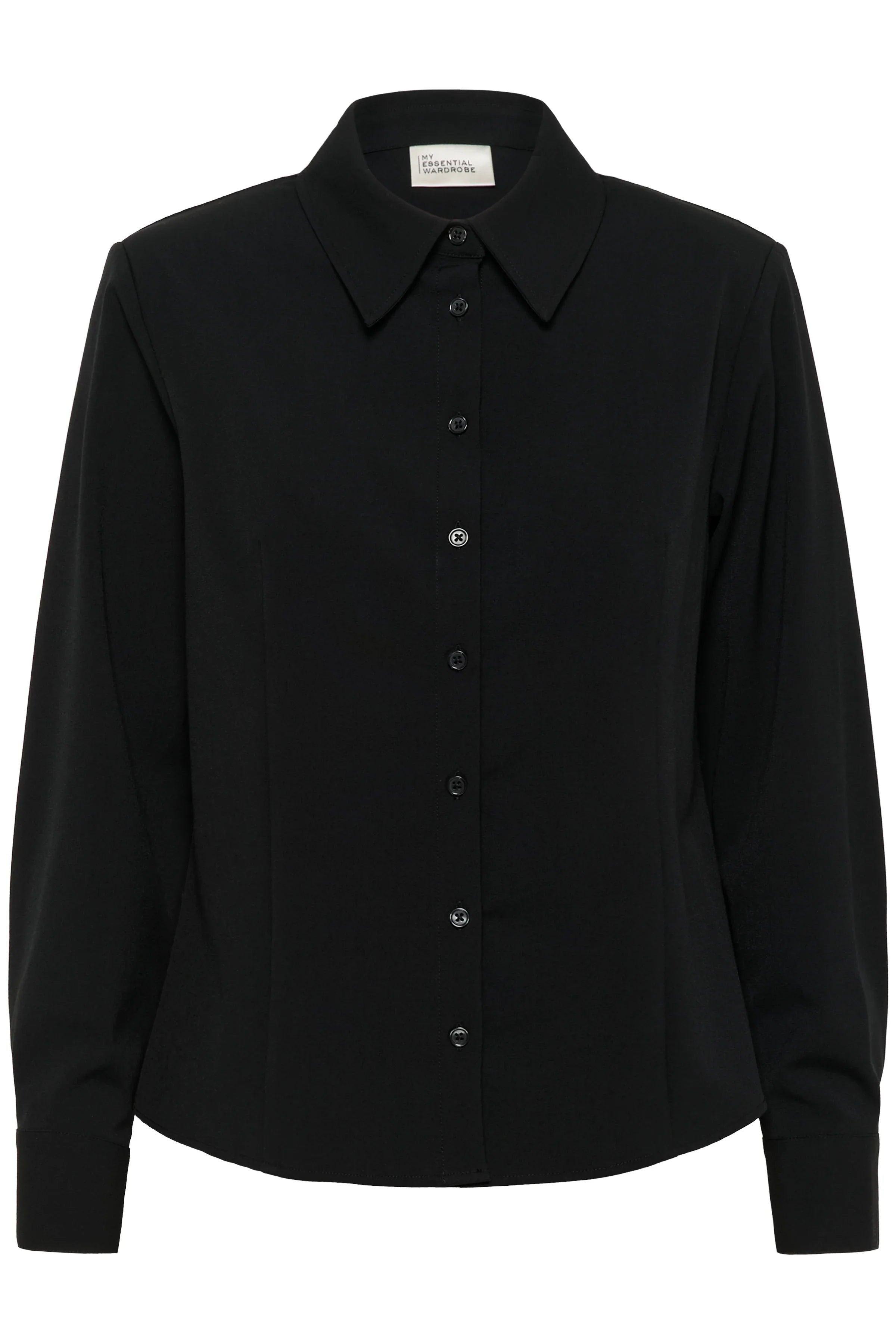 My Essential Wardrobe - Skjorte - Black - Hace - Stilkompagniet.dk