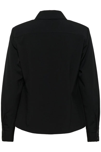 My Essential Wardrobe - Skjorte - Black - Hace - Stilkompagniet.dk