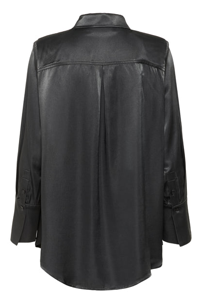 My Essential Wardrobe - Skjorte - Asphalt/Grey - Estelle