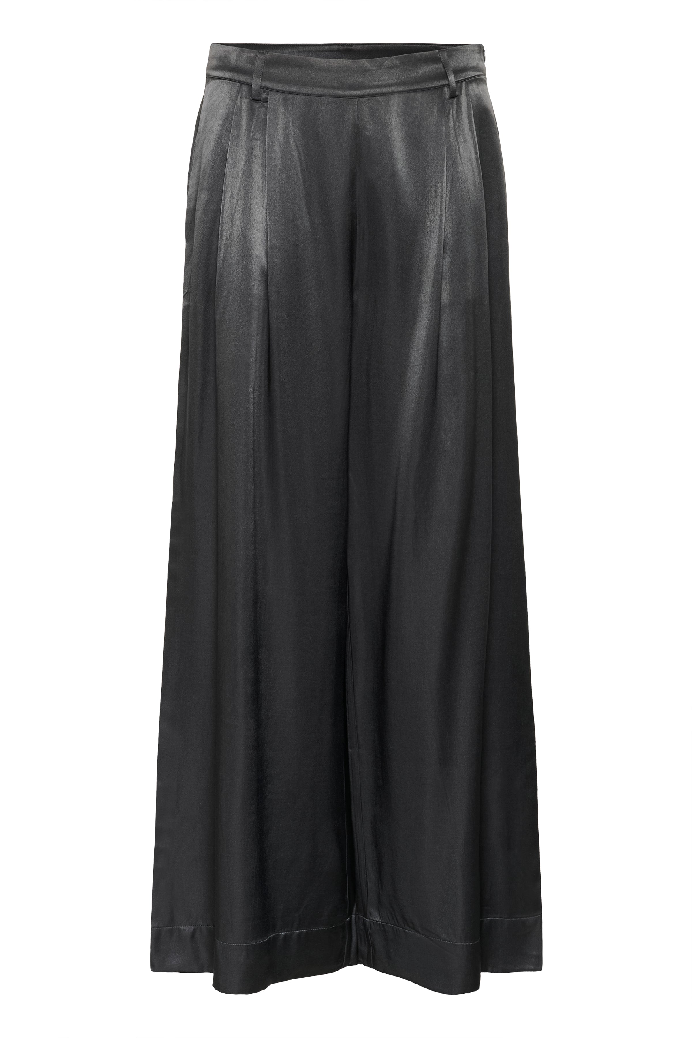 My Essential Wardrobe - Bukser - Asphalt/Grey - Estelle Wide