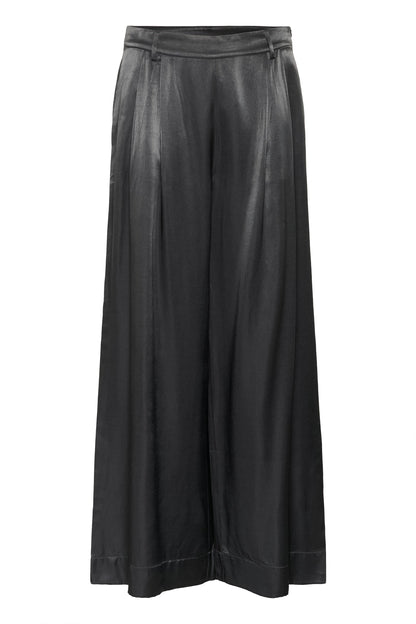 My Essential Wardrobe - Bukser - Asphalt/Grey - Estelle Wide