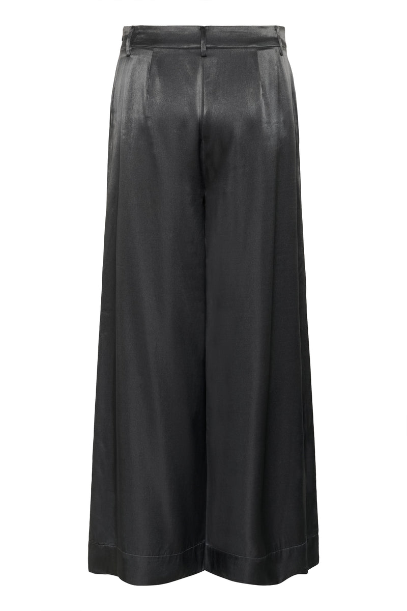 My Essential Wardrobe - Bukser - Asphalt/Grey - Estelle Wide
