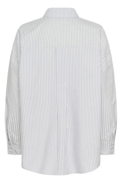 My Essential Wardrobe - Skjorte - Pearl Blue Stiped - Jean - Stilkompagniet.dk