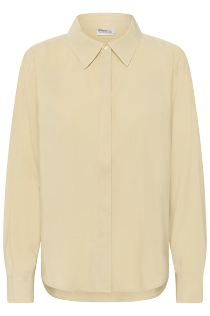 My Essential Wardrobe - Skjorte - Lysegul - Mindy