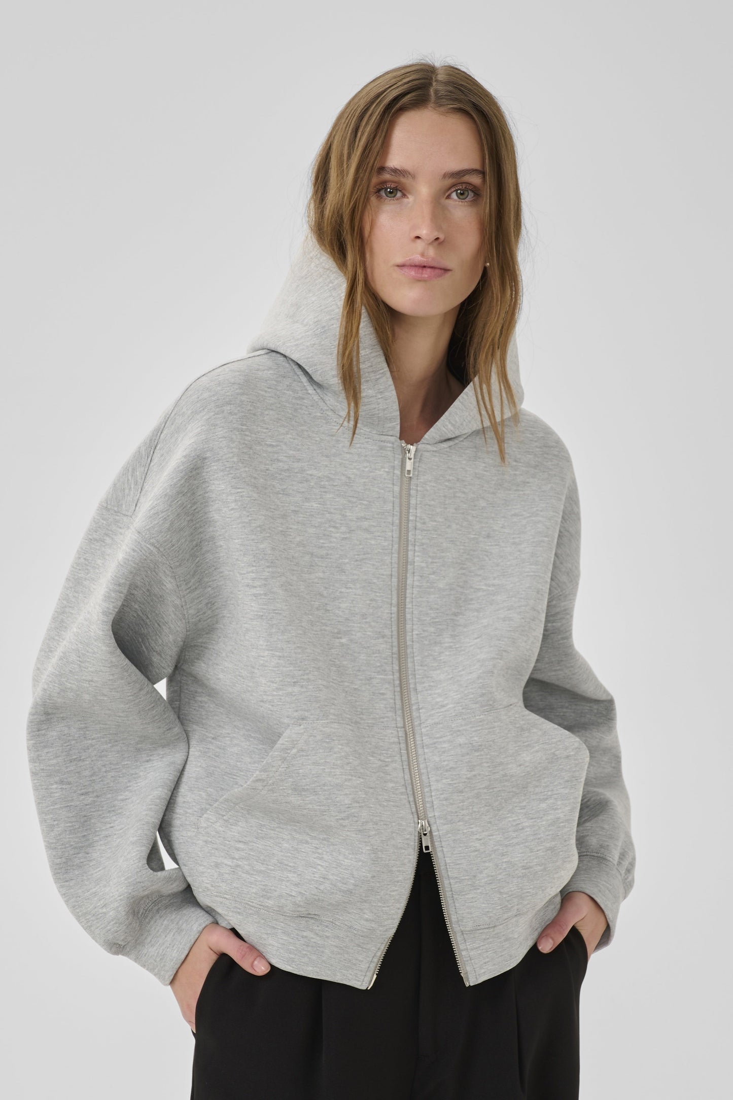 My Essential Wardrobe - Hoodie - Grå - Asine