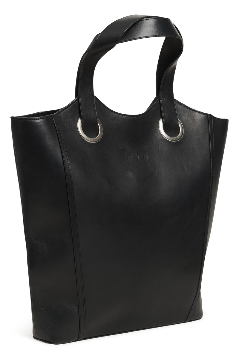 My Essential Wardrobe - Taske - Sort læder - Trista big bag