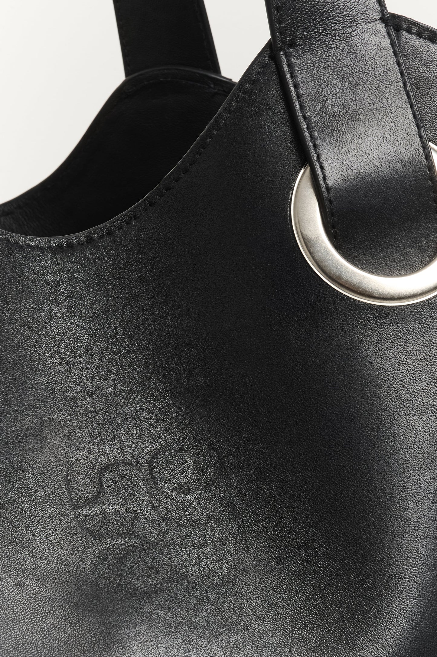 My Essential Wardrobe - Taske - Sort læder - Trista big bag
