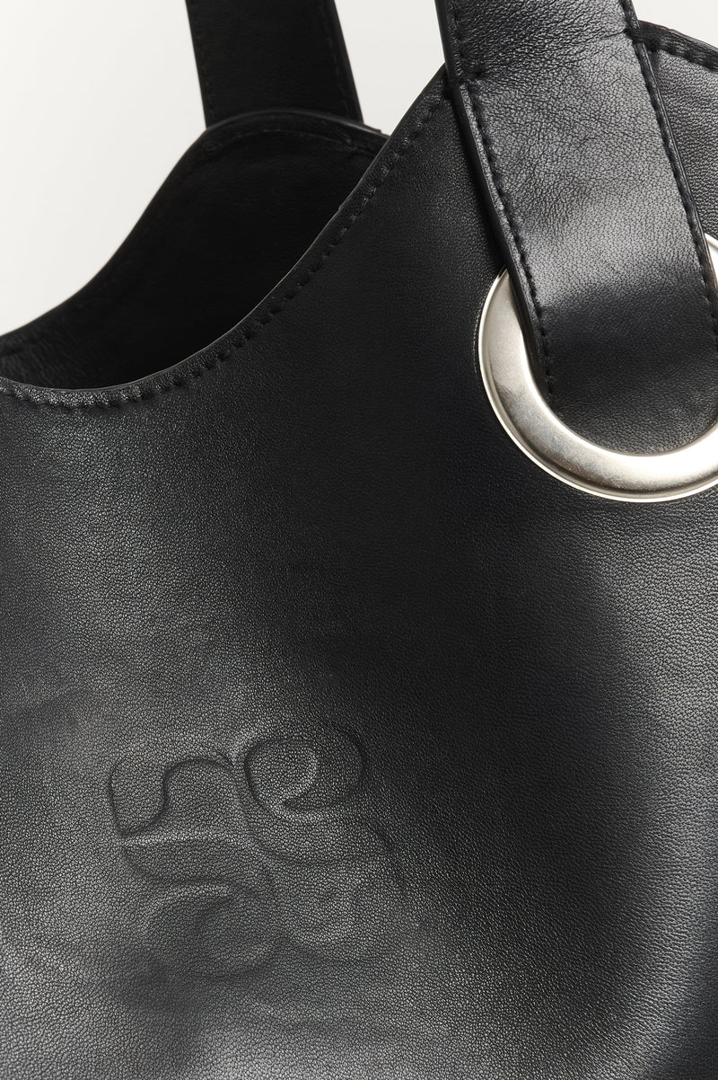 My Essential Wardrobe - Taske - Sort læder - Trista big bag