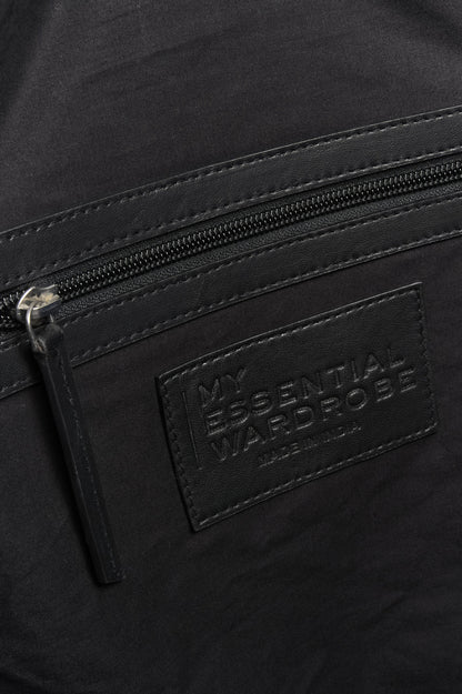 My Essential Wardrobe - Taske - Sort læder - Trista big bag