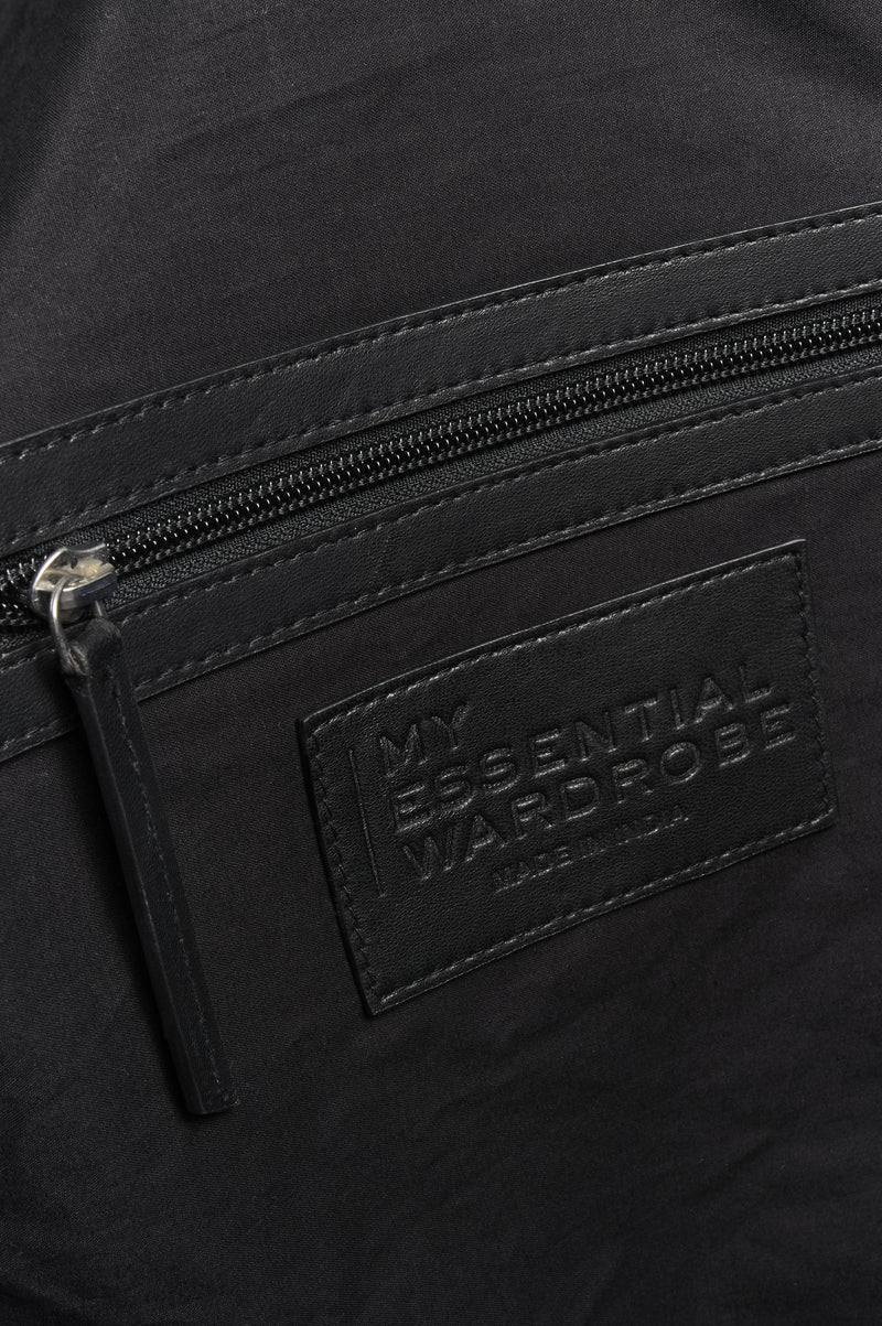My Essential Wardrobe - Taske - Sort læder - Trista big bag