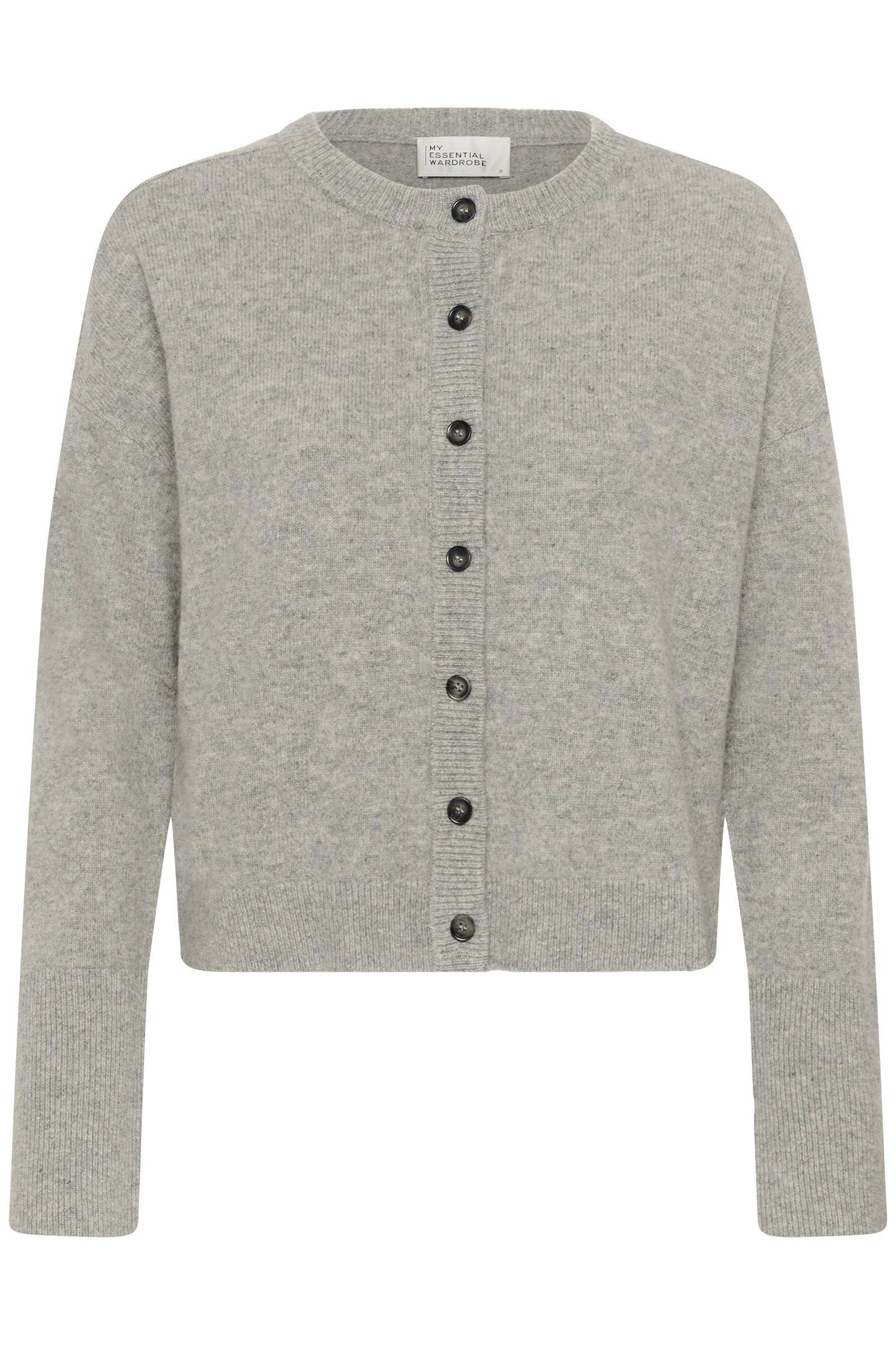 My Essential Wardrobe - Cardigan - Grå - THE KNIT CARDIGAN