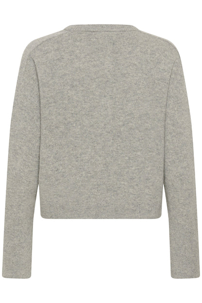 My Essential Wardrobe - Cardigan - Grå - THE KNIT CARDIGAN