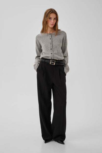 My Essential Wardrobe - Cardigan - Grå - THE KNIT CARDIGAN