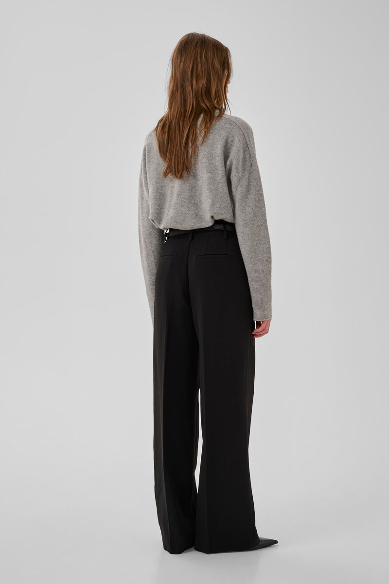 My Essential Wardrobe - Cardigan - Grå - THE KNIT CARDIGAN