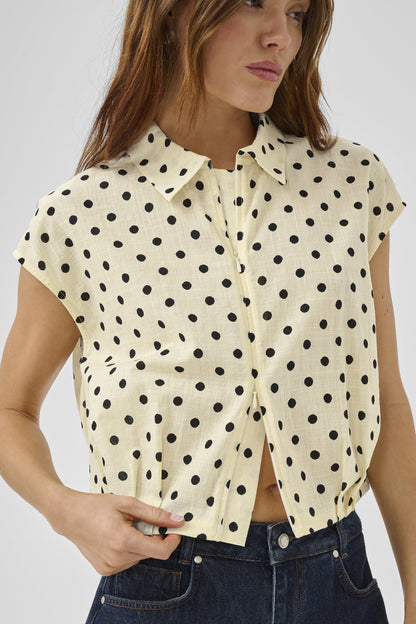 My Essential Wardrobe - Skjorte - Lemon Icing - Nada