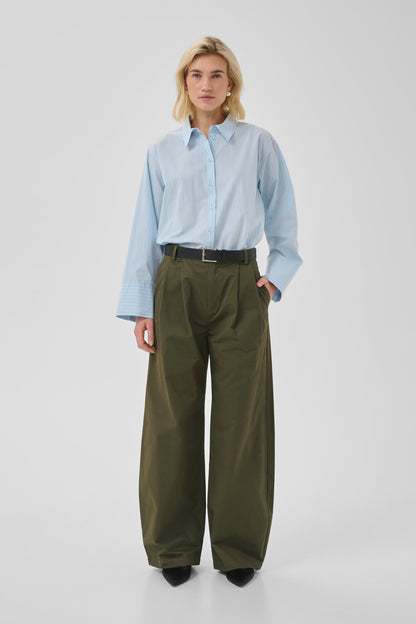 My Essential Wardrobe - Bukser - Olive Night - Gisva