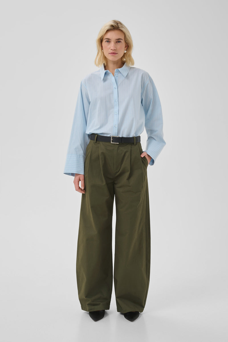My Essential Wardrobe - Bukser - Olive Night - Gisva