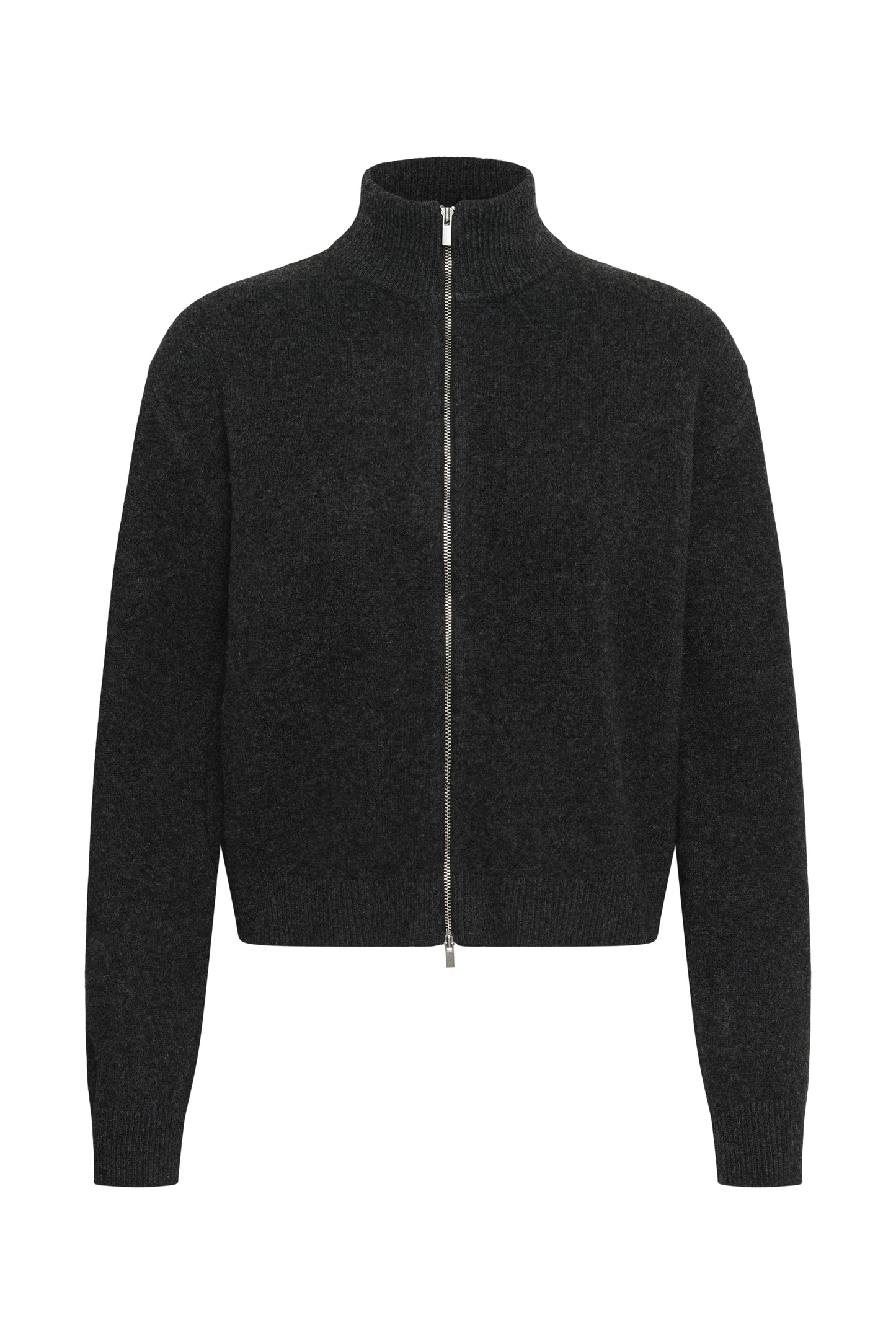 My Essential Wardrobe - Cardigan - Dark Grey Melange - Tracy