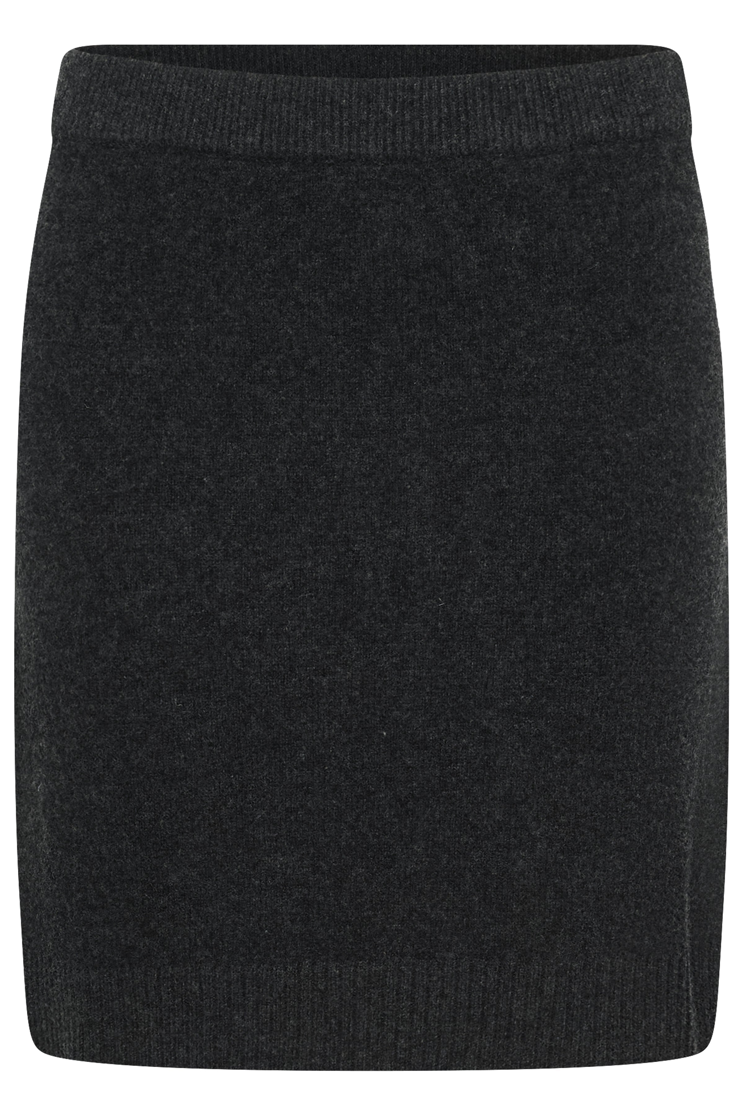 My Essential Wardrobe - Nederdel - Dark Grey Melange - Tracy