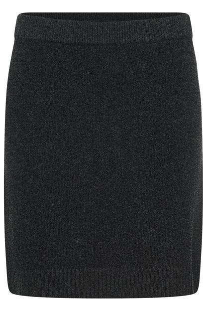 My Essential Wardrobe - Nederdel - Dark Grey Melange - Tracy