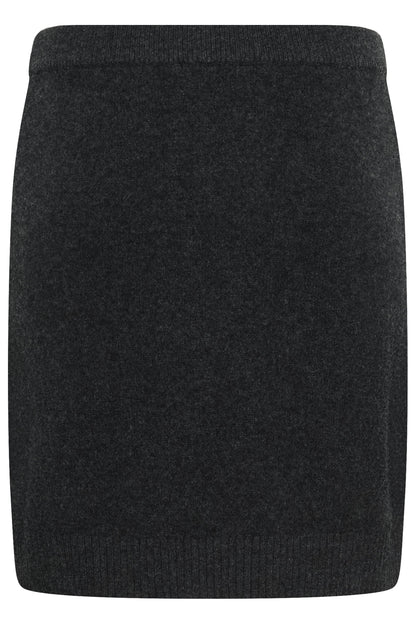 My Essential Wardrobe - Nederdel - Dark Grey Melange - Tracy
