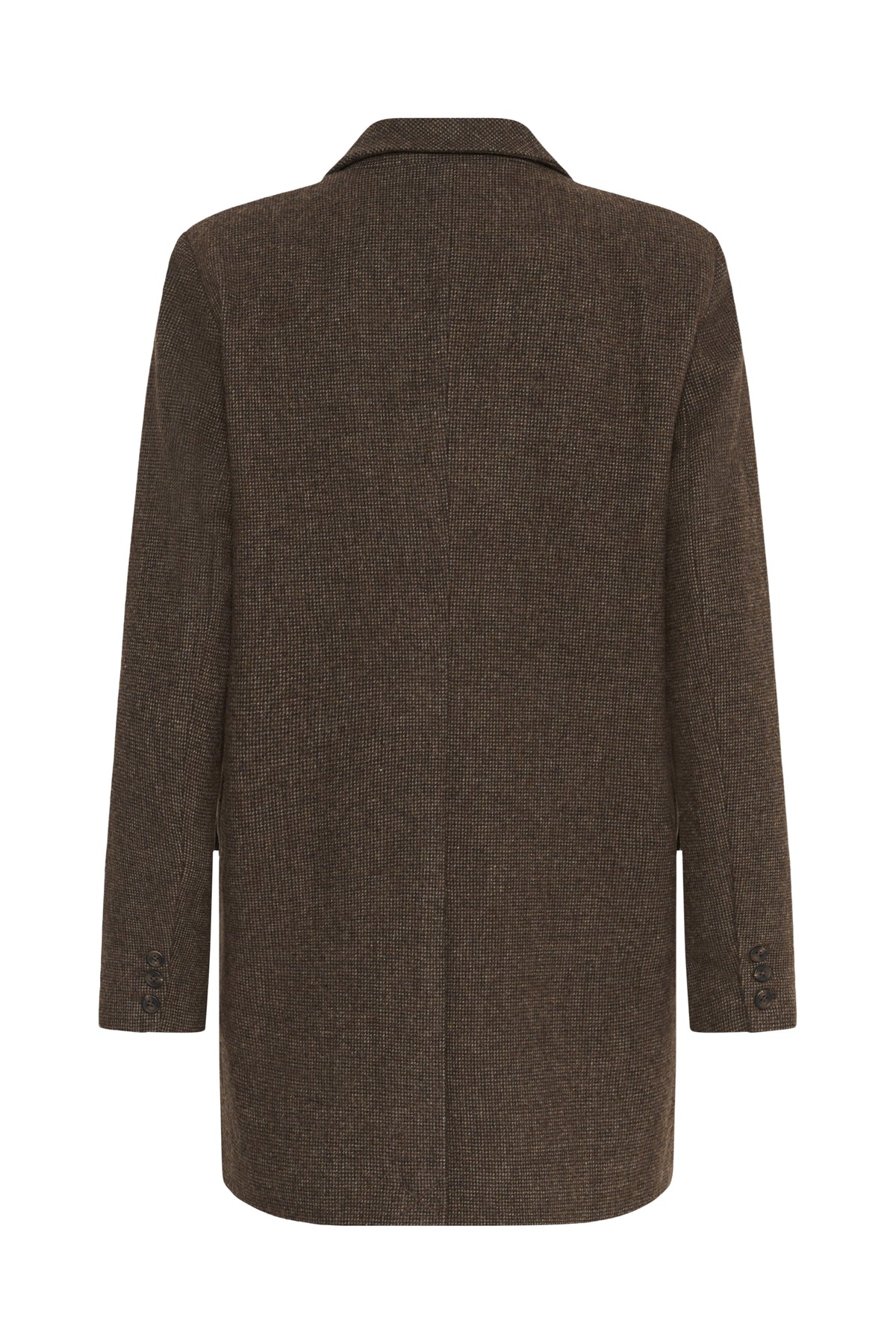 My Essential Wardrobe - Blazer - Dark Brown Check - Cleo