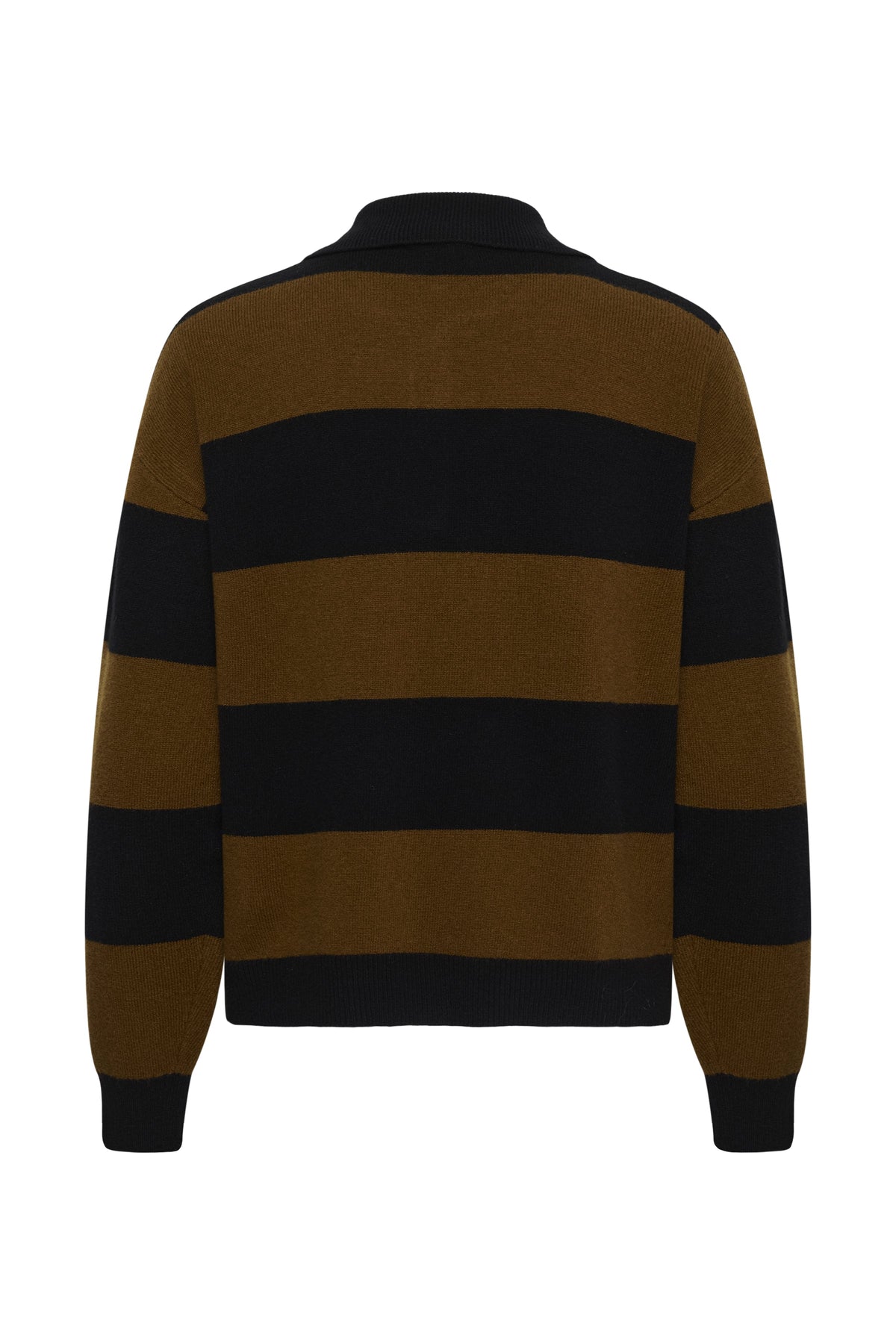 My Essential Wardrobe - Pullover - Bison w. Black Stripe - Jola
