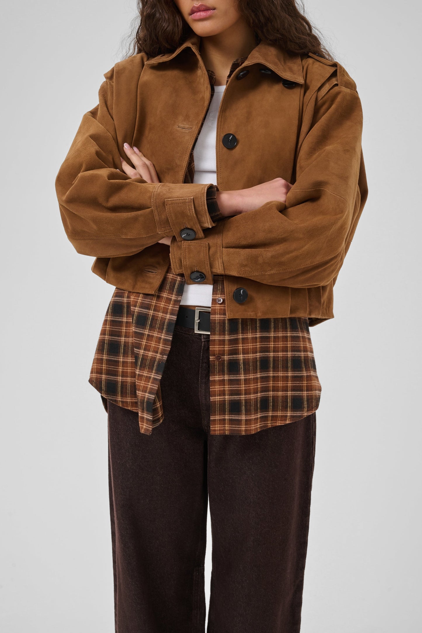 My Essential Wardrobe - Jakke - Bison - Petra