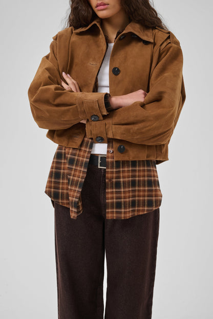 My Essential Wardrobe - Jakke - Bison - Petra