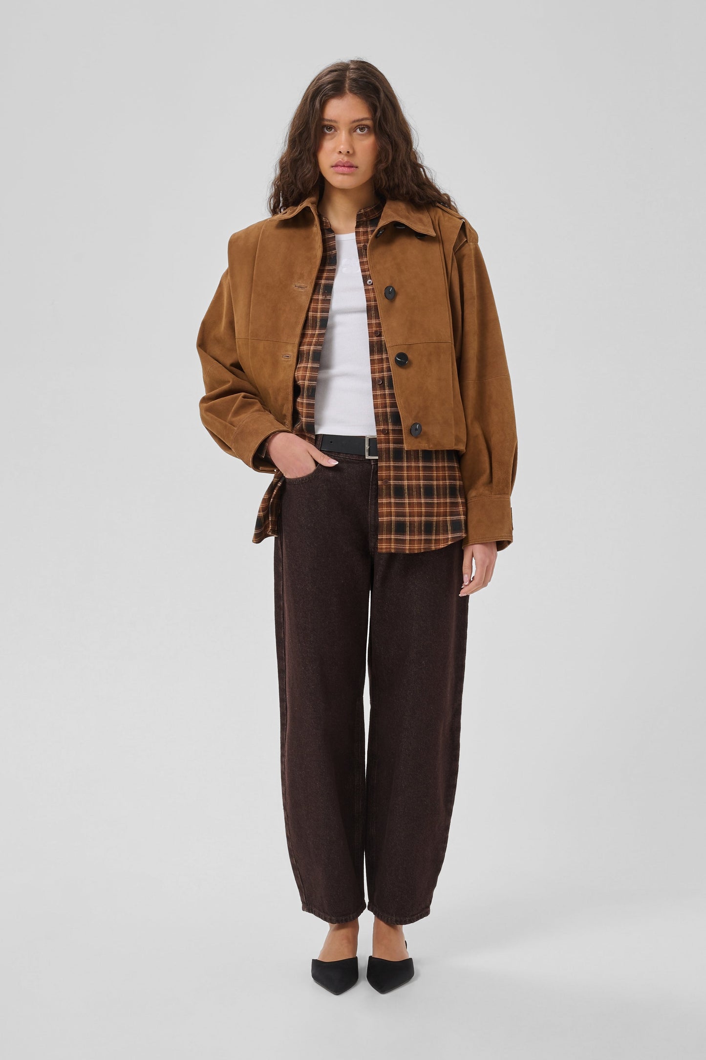 My Essential Wardrobe - Jakke - Bison - Petra