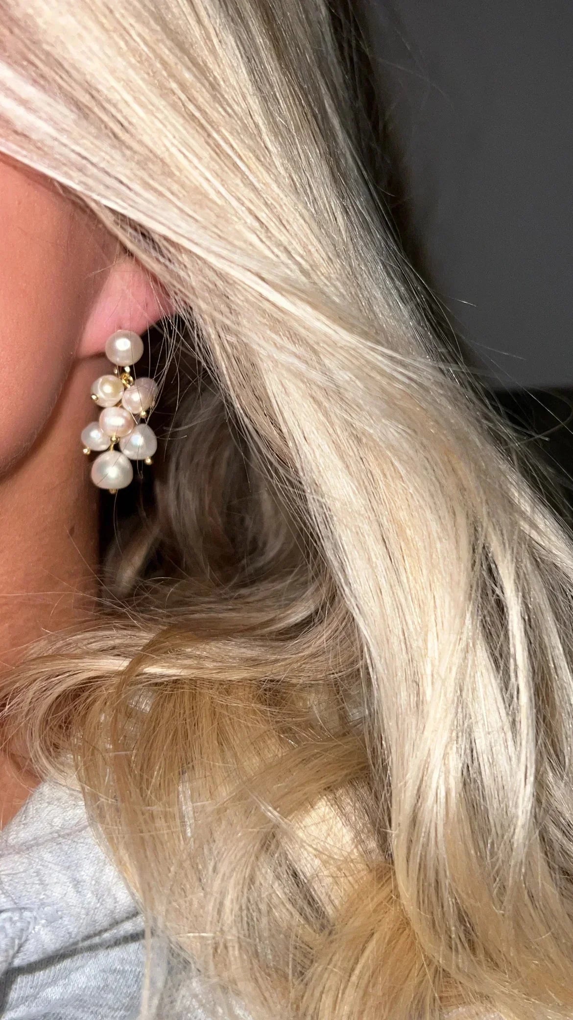 Andcopenhagen - Øreringe - 18 karat guldbelagt messing - Ally Perle - Stilkompagniet.dk