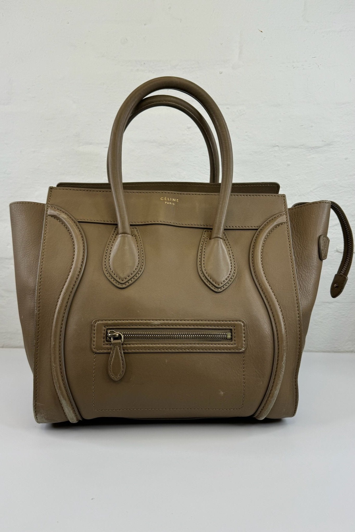 Celine - Pelle beige - Håndtaske - Secondhand