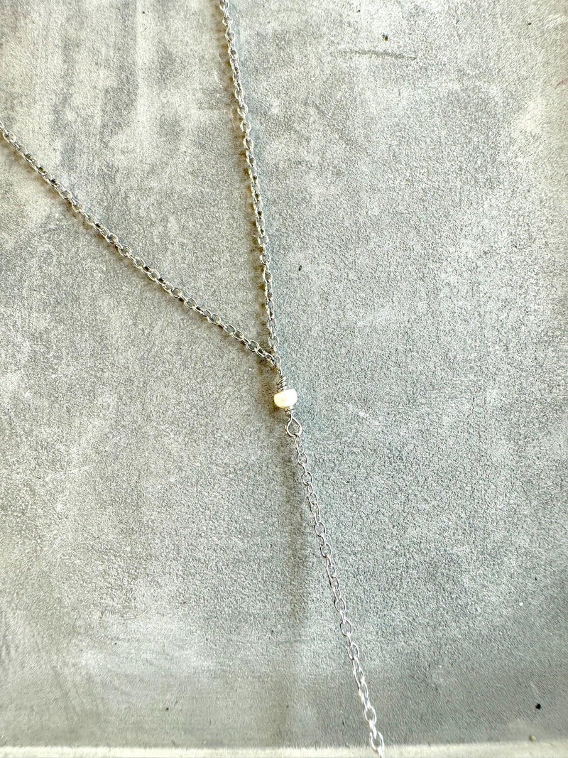 Andcopenhagen Jewelry - Halskæde - 925 sterlingsølv - Perle & Spike - Eleonora
