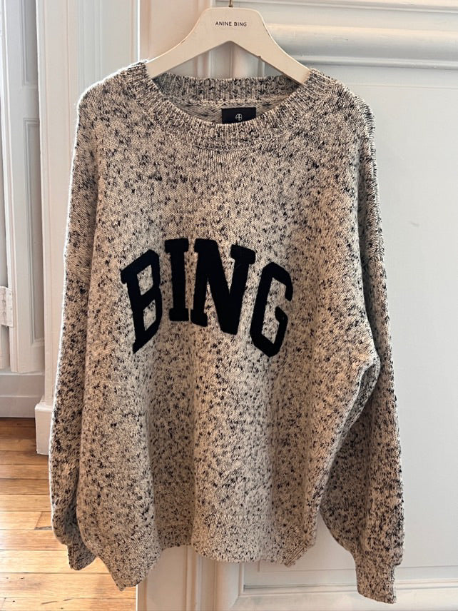 Anine Bing - Strik - Marled white - Sydney